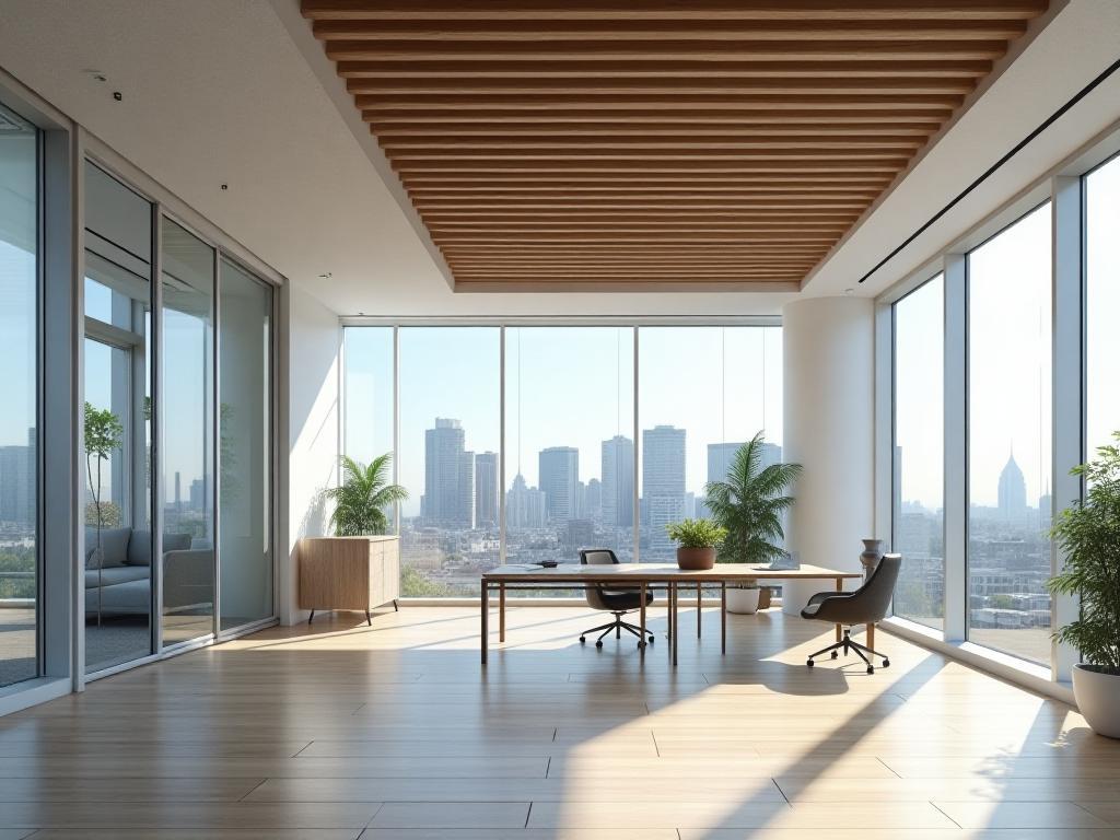 Modern and professional office interior